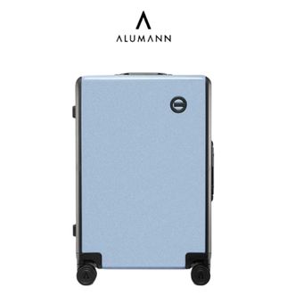 Alumann  20寸登机拉杆箱登机行李箱铝框蓝色