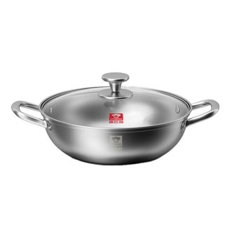 康巴赫（KBH）  304清汤火锅28cm（带201勺、漏勺）KBH-Q28