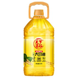 天下五谷  非转基因 一级大豆油 5L
