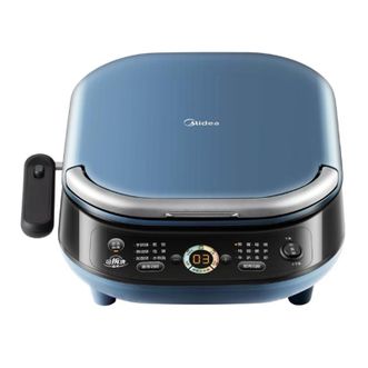 美的/Midea  电饼铛 上下盘可拆 30规格 1600W 电子触控 30mm深度 JKC3077Ti煎烤机