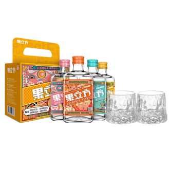江小白  果立方168mL*4瓶四口味低度微醺果汁酒 F026013