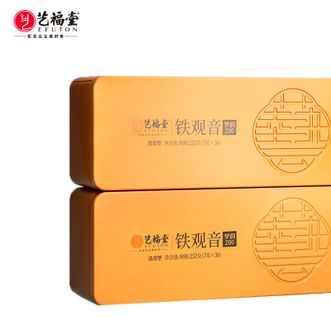 艺福堂铁观音梦韵200福建原产浓香型乌龙茶花香252g*2盒