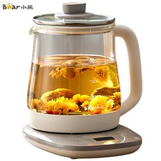 小熊/Bear  养生壶办公室小型1.5L容量多功能家用煮茶器烧水壶热水壶花茶壶