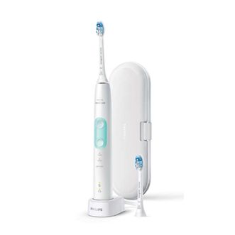 飞利浦（PHILIPS）电动牙刷 HX6857 成人声波震动自动牙刷 三种洁牙模式