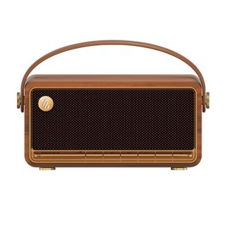 漫步者/EDIFIER  M285复古便携蓝牙音箱 蓝牙5.4 手提音箱 家庭户外音箱 长续航 棕木纹色