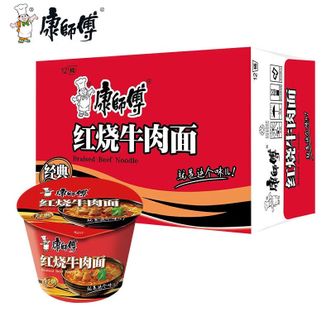 康师傅  经典红烧牛肉桶面110g*12桶