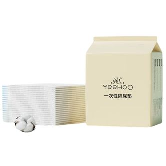 英氏（YEEHOO）  隔尿垫婴儿一次性隔尿床单防水透气  M码20片33*45cm