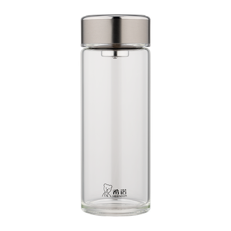 希诺  单层闷茶玻璃杯