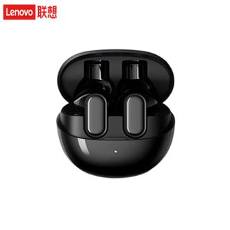 联想（Lenovo）  蓝牙耳机 LP19pro 真无线半入耳式跑步运动高清通话音乐降噪电竞游戏长续航 通用苹果华为小米  黑色