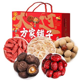 方家铺子  兴隆菌菇干货礼盒950g 香菇枸杞桂圆节日礼品送礼