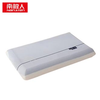 南极人（Nanjiren）  双色零压慢回弹记忆棉枕 单只装/蓝白双拼