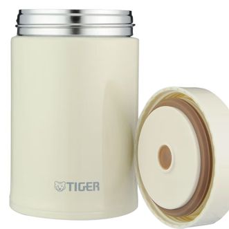 虎牌/Tiger  保温杯多功能真空焖烧杯不锈钢保温汤杯MCH-A75C 750ML 米白色CK
