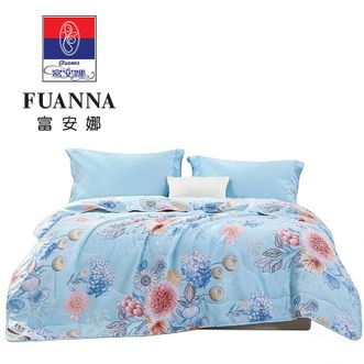 富安娜  艺术床品轻奢七孔抗菌夏被田园国风洁净抑菌吸湿透气磨毛亲肤柔软精美浪漫印花可轻松水洗丰满毛感细腻平整耐皱耐用流光若梦夏被