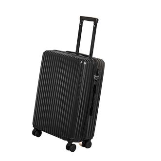 锐承（Ruicheng）  新款高颜值大容量拉杆箱  黑/24寸