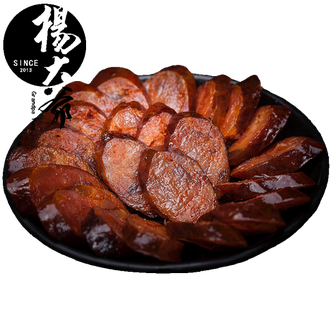 杨大爷  重麻辣香肠500G/袋 烟熏川味香肠(7分瘦)