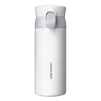 乐扣乐扣（LOCK&amp;LOCK）  LHC3240WHT 憧憬弹跳保温杯450ML 316不锈钢保温保冷男女学生随手水杯子