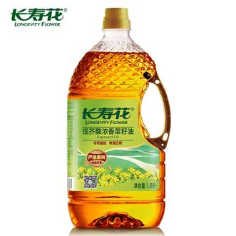 长寿花LONGEVITY FLOWER  低芥酸菜籽油 1.8L*1瓶