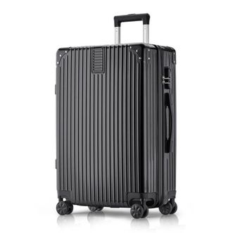 波斯丹顿 拉杆箱爆款行李箱万向轮旅行箱登机箱 20寸 黑色