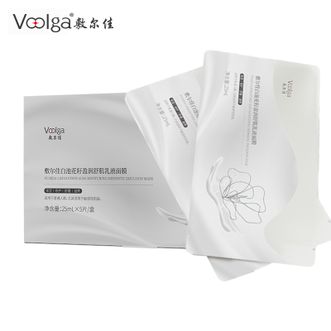 敷尔佳  白池花籽盈润舒肌乳液面膜 调节水油细腻肌1盒（共5片）
