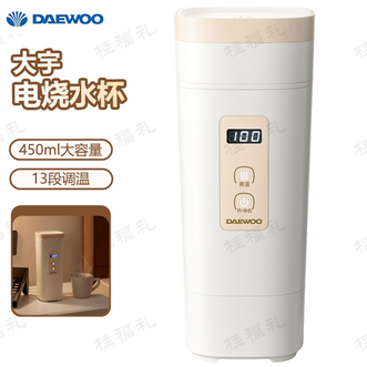 大宇  电烧水杯 电热水壶保温杯饮水杯便携烧水壶烧水杯旅行电热水壶烧水杯