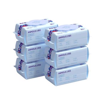 安慕斯（Anmous）  婴儿湿巾手口80抽*6包 A-BYYSJ80-6