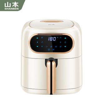 山本/SHANBEN  低脂空气炸锅4.5L大容量多功能无油烟薯条机家用智能电炸锅