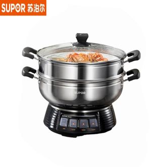 苏泊尔（SUPOR）  电蒸锅 ZN32YK11 多功能多用途锅 蒸包子锅电锅 加厚304不锈钢电炒锅电煮锅 电火锅 11L