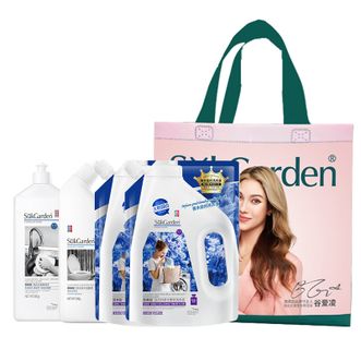 蔬果园/SukGarden  洗护清洁4件套SYGT3001 8倍洁净 除菌除螨 洁厕剂洗衣液生姜餐具净