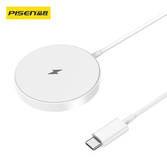 品胜/Pisen  磁吸无线充新款适用苹果iphone16/15pro/14max无线充电器快充
