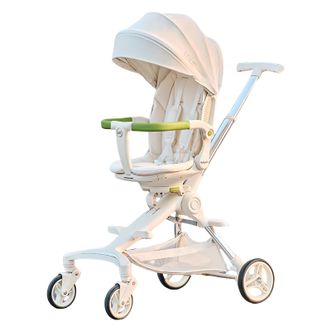 babygo  高景观轻便折叠婴儿手推车 G1-屿白