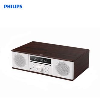 飞利浦（PHILIPS）  CD机桌面音响 TAM5008 40W升级款CD播放机迷你音响CD播放器家庭台式音响音箱收音机木质蓝牙