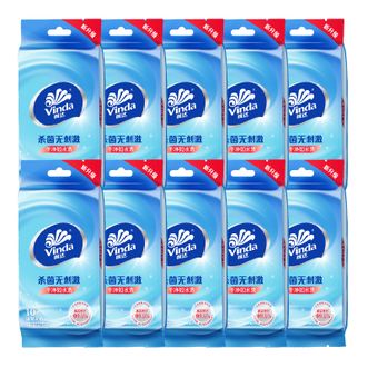 维达 （Vinda ）杀菌洁肤湿巾 10片/包x10包 