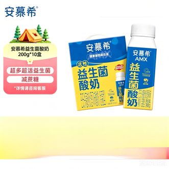 伊利  安慕希利乐冠旋盖装益生菌酸奶200g*10盒