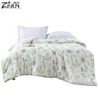 紫韵  汐颜全棉润肤被 200*230cm 高密全棉印花被 2500g