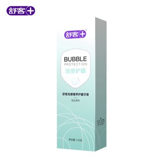 舒客  泡感舒敏清新淡菊含氟牙膏120g 美白去牙渍 温和洁齿不刺激