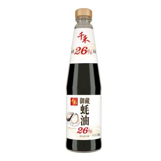 千禾 蚝油 御藏蚝油550g 26%蚝汁含量 鲜蚝熬制火锅蘸料炒菜调味