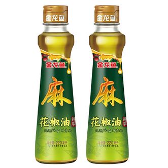 金龙鱼花椒油青花椒麻椒油米线麻辣烫调味220mL*2瓶