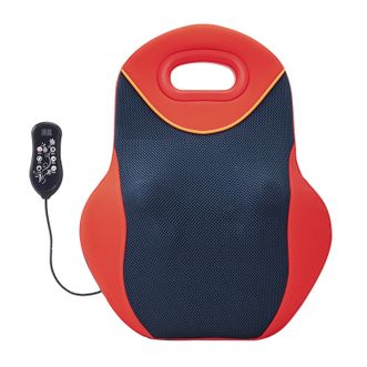 践程JeoyCosy  按摩垫办公室家用车载按摩靠枕有线电动按摩靠垫多功能揉捏热敷腰肌劳损肩颈椎背按摩器 蓝色插电款