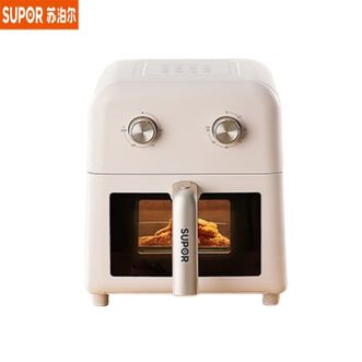 苏泊尔（SUPOR）  空气炸锅KJ60D76 烹饪可视 乐享美味 内外金属材质 蒸汽嫩炸 6.0L大容量