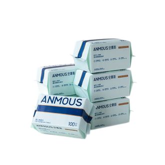 安慕斯（Anmous）  婴儿白包绵柔巾100抽*6包
