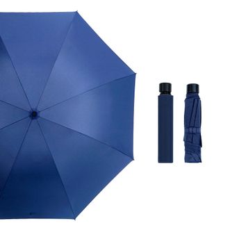 红叶HongYe  雨伞加固防风折叠晴雨两用伞黑胶防晒33318