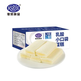 港荣  乳酸小口袋 蒸蛋糕 营养健康早餐面包 450g