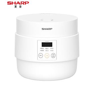 夏普/Sharp  电饭煲 2升小型迷你 多功能智能预约 1-2-3人 白色KS-E20FGA