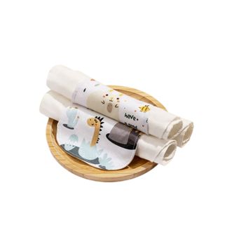 英氏（YEEHOO）  动物汗巾三条装 22*31cm(M)