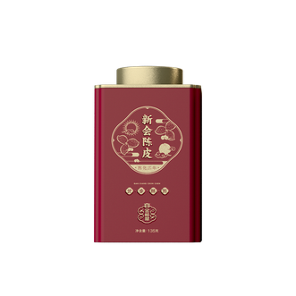 大益  养生茶陈皮三年陈化135g 自饮送礼 罐装