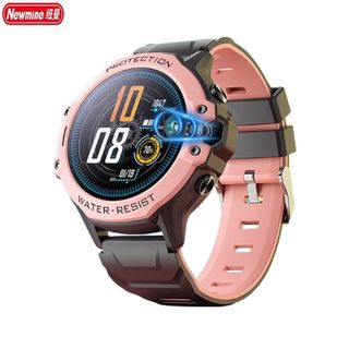 纽曼（Newmine）  儿童电话手表T66【粉色】4G智能全网通视频通话多功能定位初高中小学生男女孩童青少年电信版手环