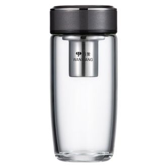 万象（WANXIANG）   单层玻璃杯泡茶杯喝水杯子280ml