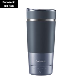 松下/Panasonic  电水壶 烧水壶便携式家用旅行恒温烧水杯 随行冲奶泡茶办公室养生保温杯NC-K501蓝色