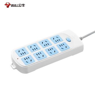 公牛（BULL）  超功率保护插座 八位总控1.8米 GN-604