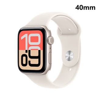 苹果/Apple  Watch SE3 GPS 智能手表 40毫米 星光色  铝金属表壳星光色运动型表带